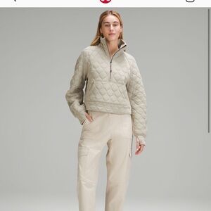 Lululemon Scuba Oversized Quilted Half Zip